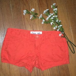 Aeropostale short orange floral shorts